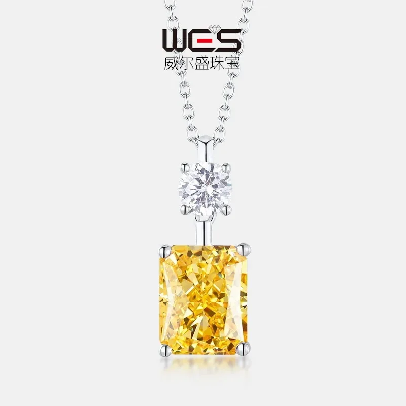 Прямоугольный кулон Wilson 7,5 карата 8*10 с ледяным цветком из муассанита для женщин, простое ожерелье из платинового золота 18 карат
Прямоугольный кулон Wilson 7,5 карата 8*10 с ледяным цветком из муассанита для женщин, простое ожерелье из платинового золота 18 карат