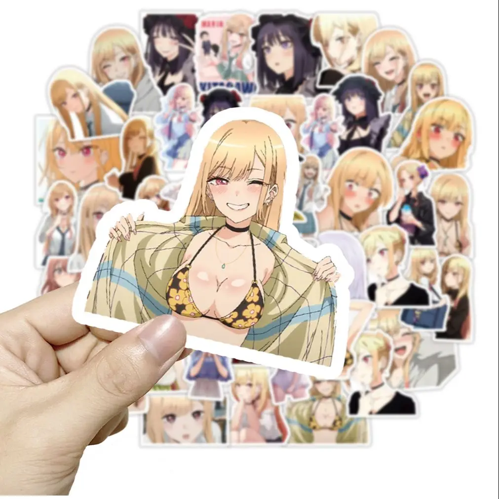 10/50Pcs Japan My Dress Up Darling Anime Stickers Marin Graffiti Luggage Laptop Skateboard Suitcase Cartoon Manga Stickers Kids
10/50Pcs Japan My Dress Up Darling Anime Stickers Marin Graffiti Luggage Laptop Skateboard Suitcase Cartoon Manga Stickers Kids
