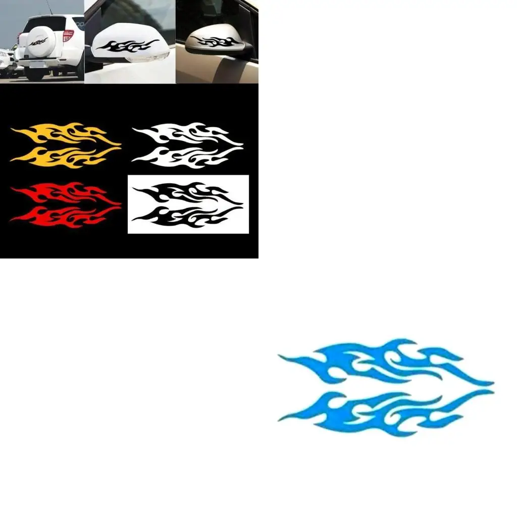 Reflective Flame Car Decals Stickers for Scratch Hiding Increased Safety 1 Pair
Reflective Flame Car Decals Stickers for Scratch Hiding Increased Safety 1 Pair