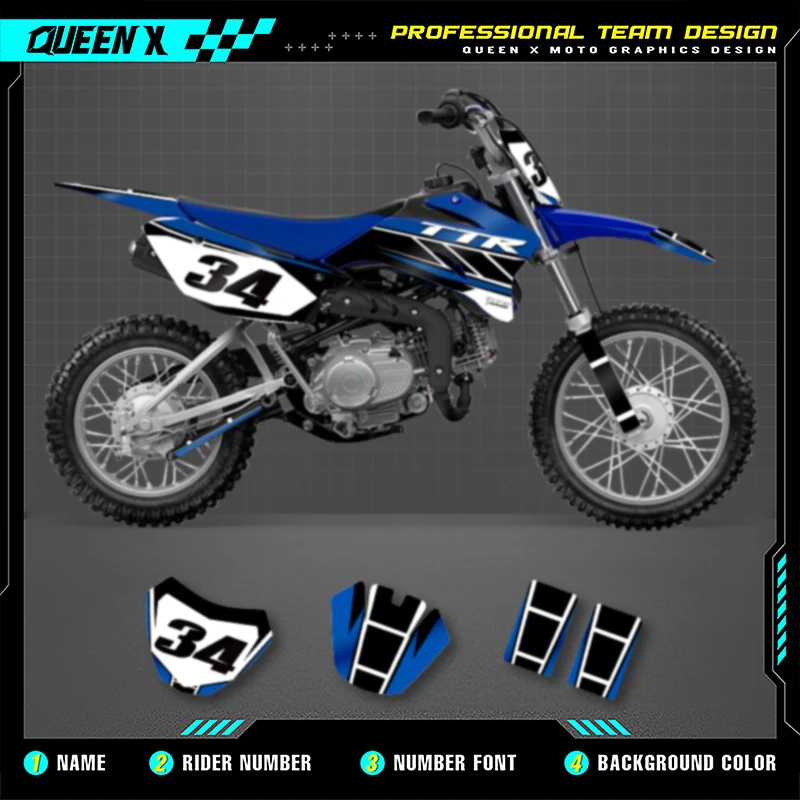 Queen X MOTOR For YAMAHA TTR110 TTR 110 2008-2021 Custom Team Motorcycle Graphics Background Decal Stickers Kit
Queen X MOTOR For YAMAHA TTR110 TTR 110 2008-2021 Custom Team Motorcycle Graphics Background Decal Stickers Kit