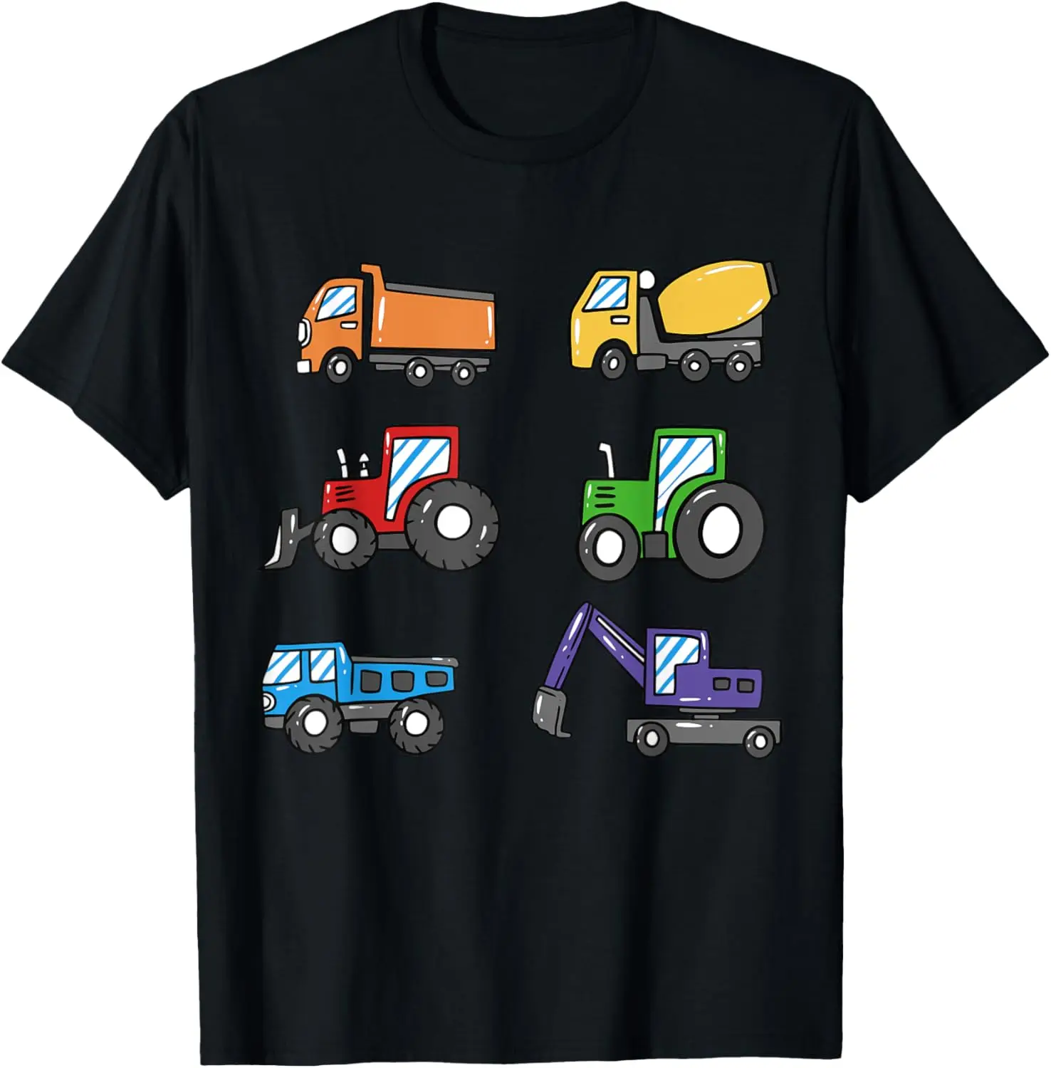 Excavator Construction Vehicle Site Truck Tractor Design T-Shirt 
Excavator Construction Vehicle Site Truck Tractor Design T-Shirt