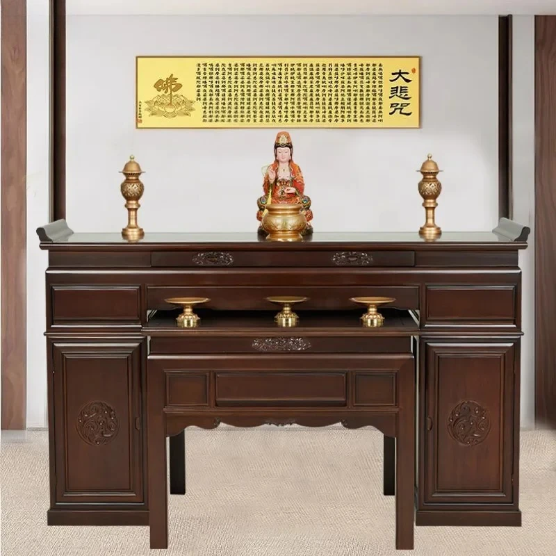 CZ Solid Wood Altar Table Home Incense Table God of Wealth Incense Table Altar Incense Case Buddha Shrine Altar
CZ Solid Wood Altar Table Home Incense Table God of Wealth Incense Table Altar Incense Case Buddha Shrine Altar