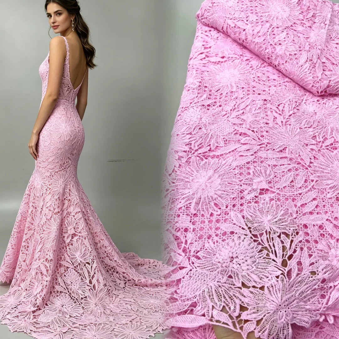 Beaded African Lace Fabric High Quality 2026 Nigerian Guipure Cord Lace Embroidery Net Lace Swiss Voile Lace For Wedding Dress
Beaded African Lace Fabric High Quality 2026 Nigerian Guipure Cord Lace Embroidery Net Lace Swiss Voile Lace For Wedding Dress