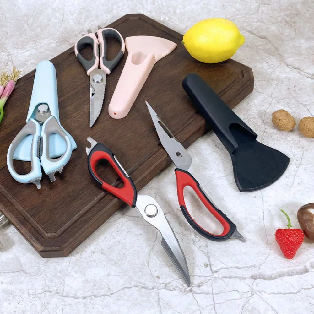 Removable Chicken Bone Scissor Magnetic Stainless Steel Kitchen Shear Sharp with Protective Cover Barbecue Scissor Fish
Removable Chicken Bone Scissor Magnetic Stainless Steel Kitchen Shear Sharp with Protective Cover Barbecue Scissor Fish