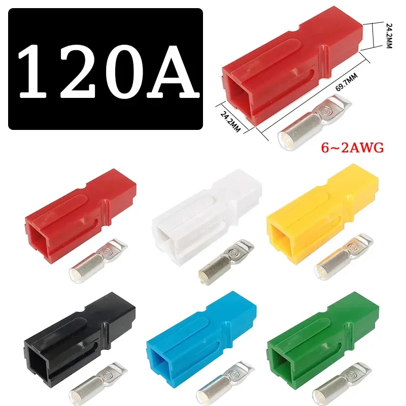 10/20/100PCS 120A 600V Anderson Type Single Pole Power Charge Connector For Motorcycle,Forklift,Car Battery Charging Quick Plug
10/20/100PCS 120A 600V Anderson Type Single Pole Power Charge Connector For Motorcycle,Forklift,Car Battery Charging Quick Plug