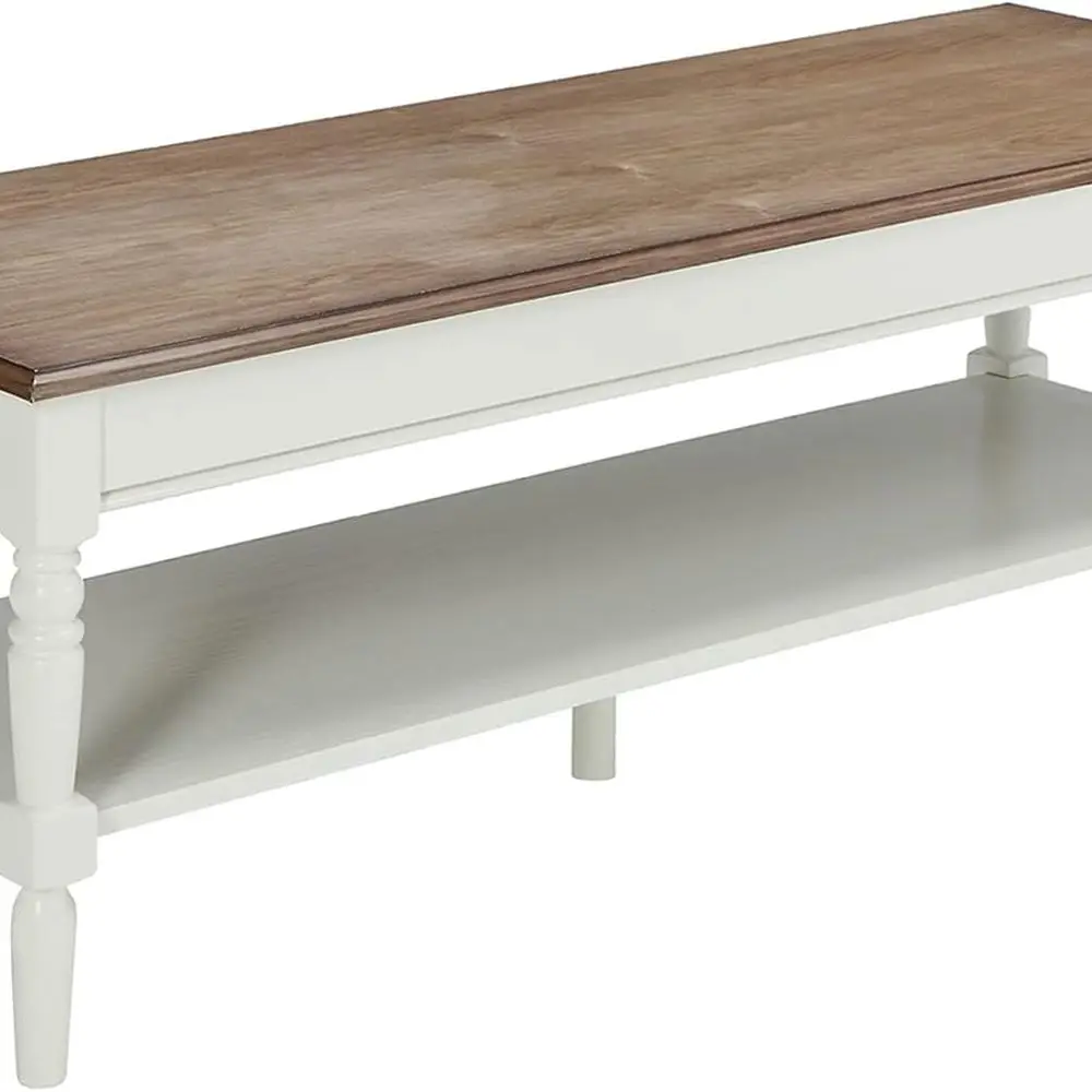 Журнальный столик Driftwood White 48, традиционный фермерский дом с полкой для хранения для гостиной
Журнальный столик Driftwood White 48, традиционный фермерский дом с полкой для хранения для гостиной