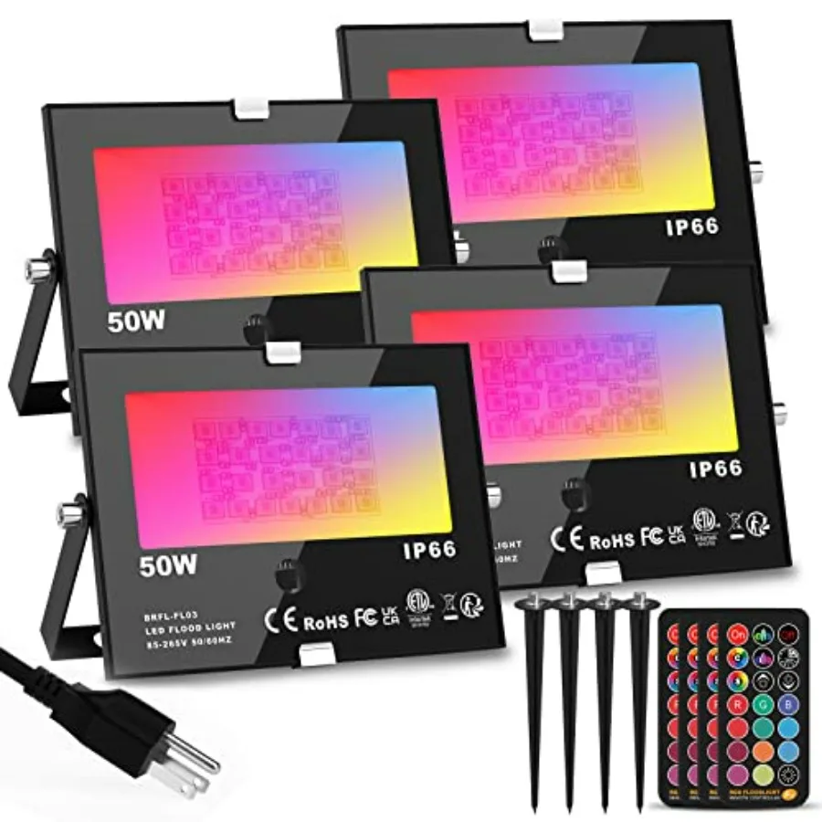 Уличный светодиодный прожектор RGB 50 Вт, изменяющий цвет, для ландшафтного освещения, водонепроницаемый
Уличный светодиодный прожектор RGB 50 Вт, изменяющий цвет, для ландшафтного освещения, водонепроницаемый