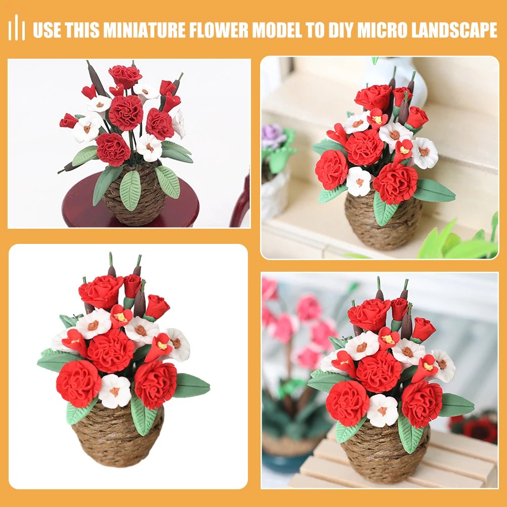 Mini Flower Pots Miniature Decor Vase Dollhouse Plants Miniatures Decoration Flowers
Mini Flower Pots Miniature Decor Vase Dollhouse Plants Miniatures Decoration Flowers