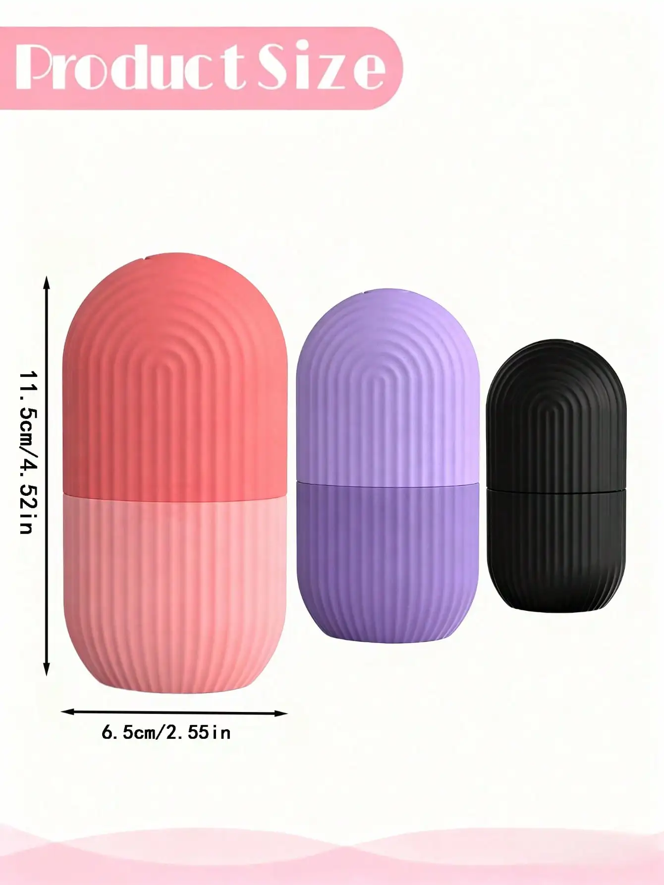 3/2/1pc Silicone Ice Compress Massage Roller, Silicone Facial Massage Tool, Melon Ice Compress Roller, Silicone Ice Roller, Facial Massage Ice Mold, Striped Facial Ice Roller, Ice Roller Facial Massager. Suitable For Face, Eyes, And Neck; Ice Compress Ski
3/2/1pc Silicone Ice Compress Massage Roller, Silicone Facial Massage Tool, Melon Ice Compress Roller, Silicone Ice Roller, Facial Massage Ice Mold, Striped Facial Ice Roller, Ice Roller Facial Massager. Suitable For Face, Eyes, And Neck; Ice Compress Ski