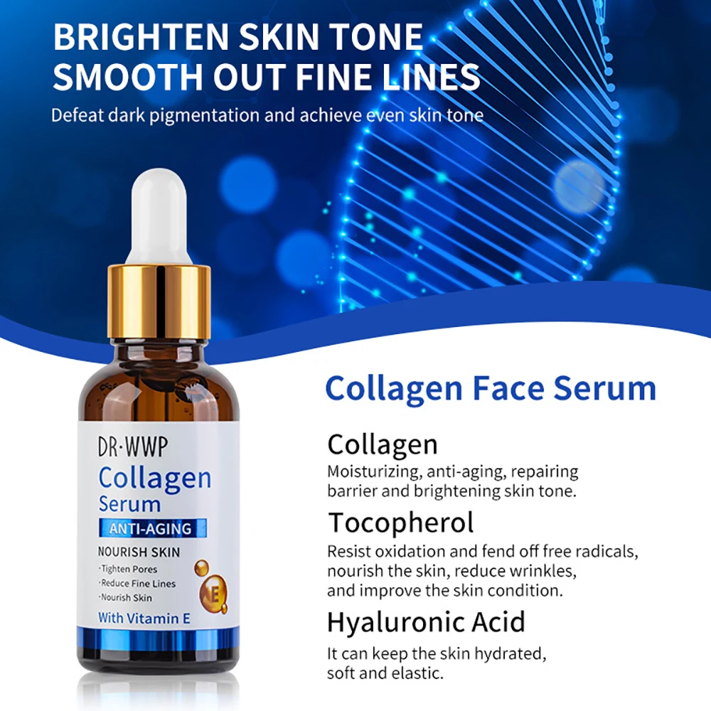Collagen Original Solution Anti Wrinkle Serum Vitamin C Brightn Facial Serum Kojic Acid Face Care Oil Control Turmeric Essence
Collagen Original Solution Anti Wrinkle Serum Vitamin C Brightn Facial Serum Kojic Acid Face Care Oil Control Turmeric Essence