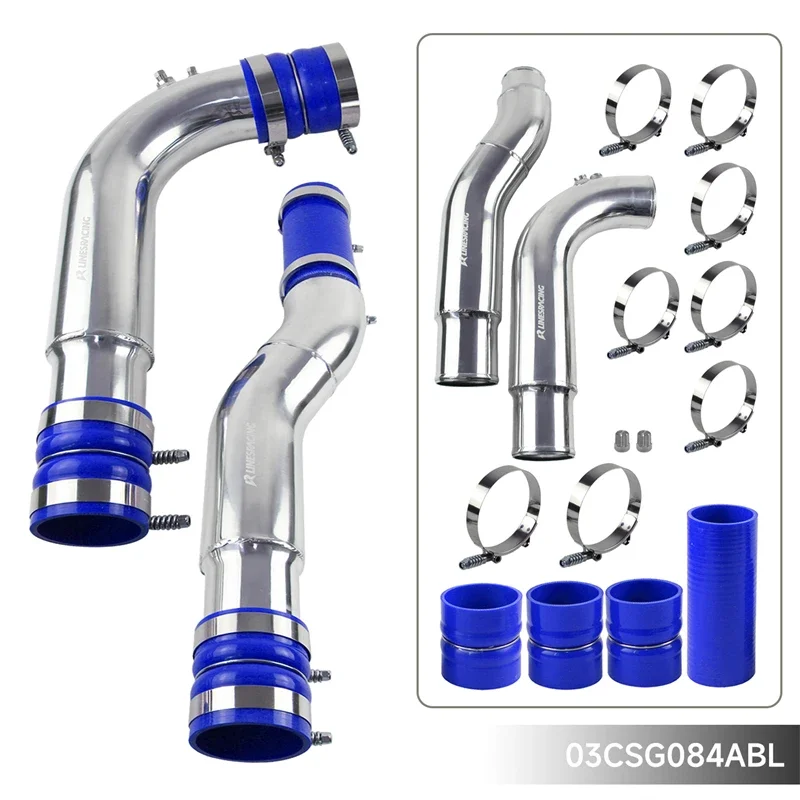 Performance Intercooler Pipe & Boot Clamp Kit For 2007.5-2009 Dodge Ram 2500 3500 6.7L Engine Diesel Turbo Polished Aluminum
Performance Intercooler Pipe & Boot Clamp Kit For 2007.5-2009 Dodge Ram 2500 3500 6.7L Engine Diesel Turbo Polished Aluminum