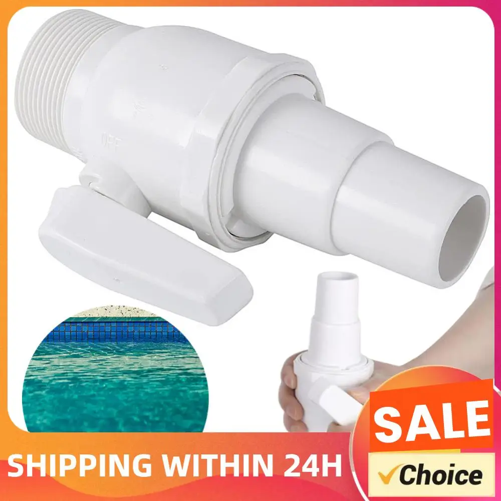 2-Way Ball Valve Pool Pump Valve 1.5-1.25in Pool Filter Stop Connector Maximum 50 PSI Pressure Rating Swimming Pool Accessories
2-Way Ball Valve Pool Pump Valve 1.5-1.25in Pool Filter Stop Connector Maximum 50 PSI Pressure Rating Swimming Pool Accessories