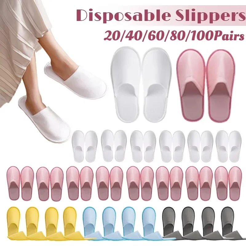 100-20Pairs Wedding Disposable Slippers for Guests Hotel Slippers Women Men Unisex Non Slip Spa Slippers Party Home Shoes Travel
100-20Pairs Wedding Disposable Slippers for Guests Hotel Slippers Women Men Unisex Non Slip Spa Slippers Party Home Shoes Travel