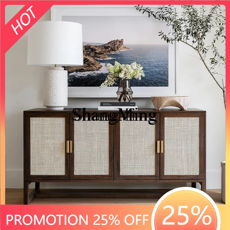 FG good-looking solid wood dining side cabinet multi-functional restaurant storage rattan tea cabinet entrance cabinet
FG good-looking solid wood dining side cabinet multi-functional restaurant storage rattan tea cabinet entrance cabinet