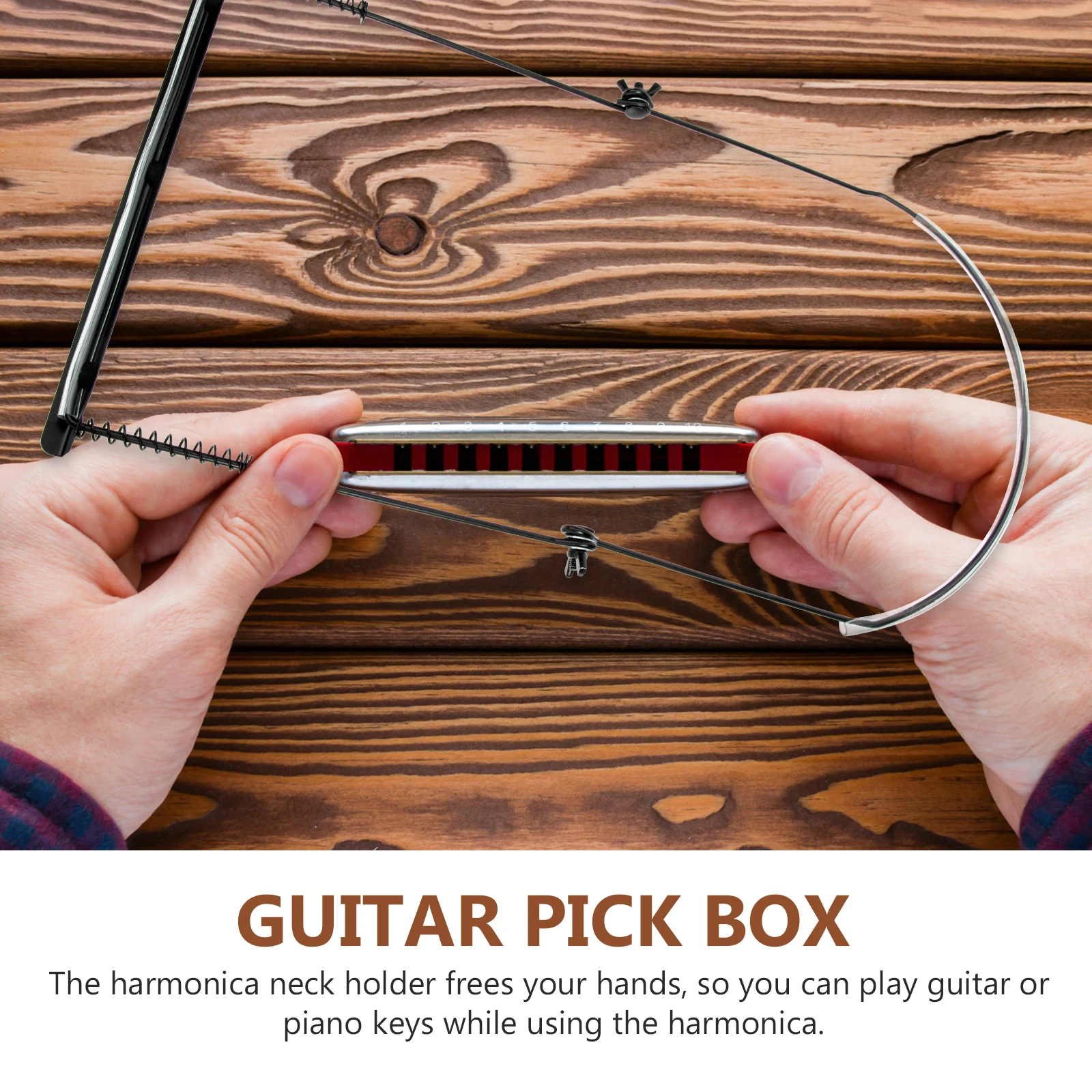 Black Adjustable Harmonica Neck Holder Strong Zinc Alloy Build for 10 Hole 16 Hole Harmonica Hands Free Music Performance
Black Adjustable Harmonica Neck Holder Strong Zinc Alloy Build for 10 Hole 16 Hole Harmonica Hands Free Music Performance