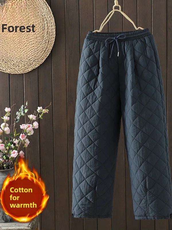 plus Size Cotton Pants Women's Artistic Retro Elastic Waist Thickened Warm Diamond Pattern Casual Trousers Winter High Waist ...
plus Size Cotton Pants Women's Artistic Retro Elastic Waist Thickened Warm Diamond Pattern Casual Trousers Winter High Waist ...
