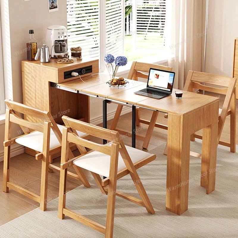 Nordic Creative Cream-Style Extendable Dining Tables Modern Minimalist Mobile Dining Tables Solid Wood Home Furniture
Nordic Creative Cream-Style Extendable Dining Tables Modern Minimalist Mobile Dining Tables Solid Wood Home Furniture