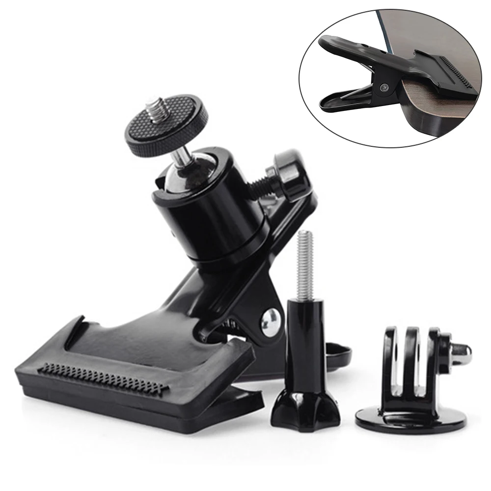 Camera Holding Mount Multi-function Clip Clamp Holder Mount with Standard 1/4 Screw for GoPro- Camera Flash Light Stand
Camera Holding Mount Multi-function Clip Clamp Holder Mount with Standard 1/4 Screw for GoPro- Camera Flash Light Stand