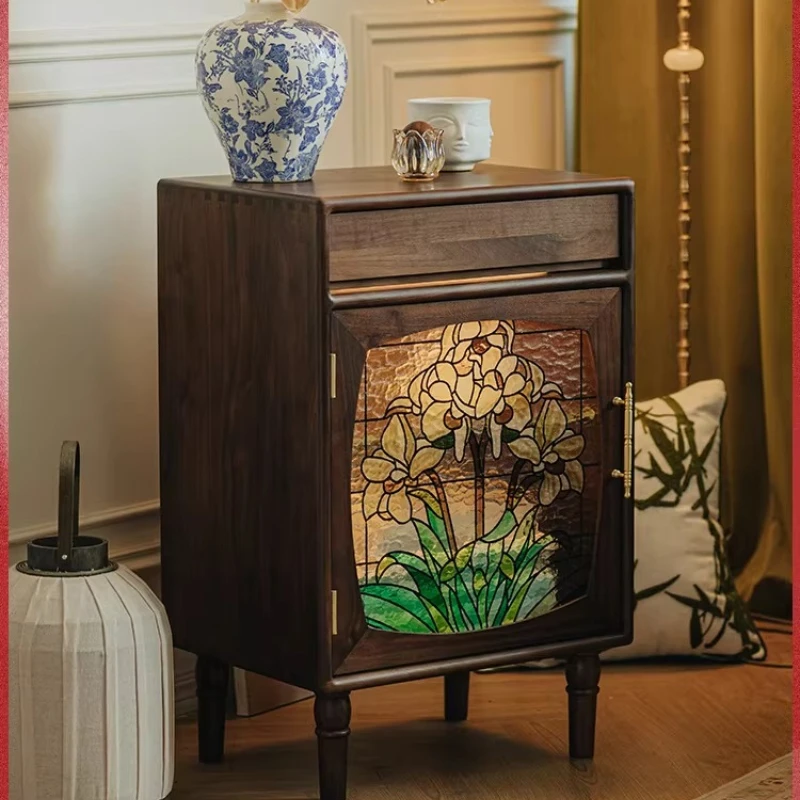 chest retro black walnut solid wood bedside table living room storage cabinet bedroom drawer cabinet side cabinet
chest retro black walnut solid wood bedside table living room storage cabinet bedroom drawer cabinet side cabinet