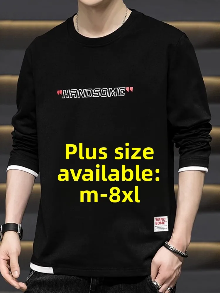 plus Size Long Sve Men's T-irt Spring Autumn Loose Fit Comfortable Cotton Hoodl Sweatirt Faionable Youthwear
plus Size Long Sve Men's T-irt Spring Autumn Loose Fit Comfortable Cotton Hoodl Sweatirt Faionable Youthwear