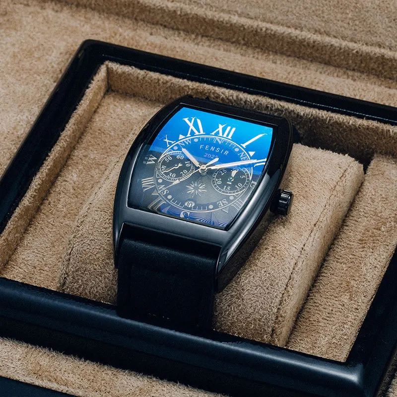 Tonneau Hot Selling Unique AAA Quartz Watch Men Luxury Men's Watch Top Decorative Dial Creative Watch Wine Barrel Shaped Clcok
Tonneau Hot Selling Unique AAA Quartz Watch Men Luxury Men's Watch Top Decorative Dial Creative Watch Wine Barrel Shaped Clcok