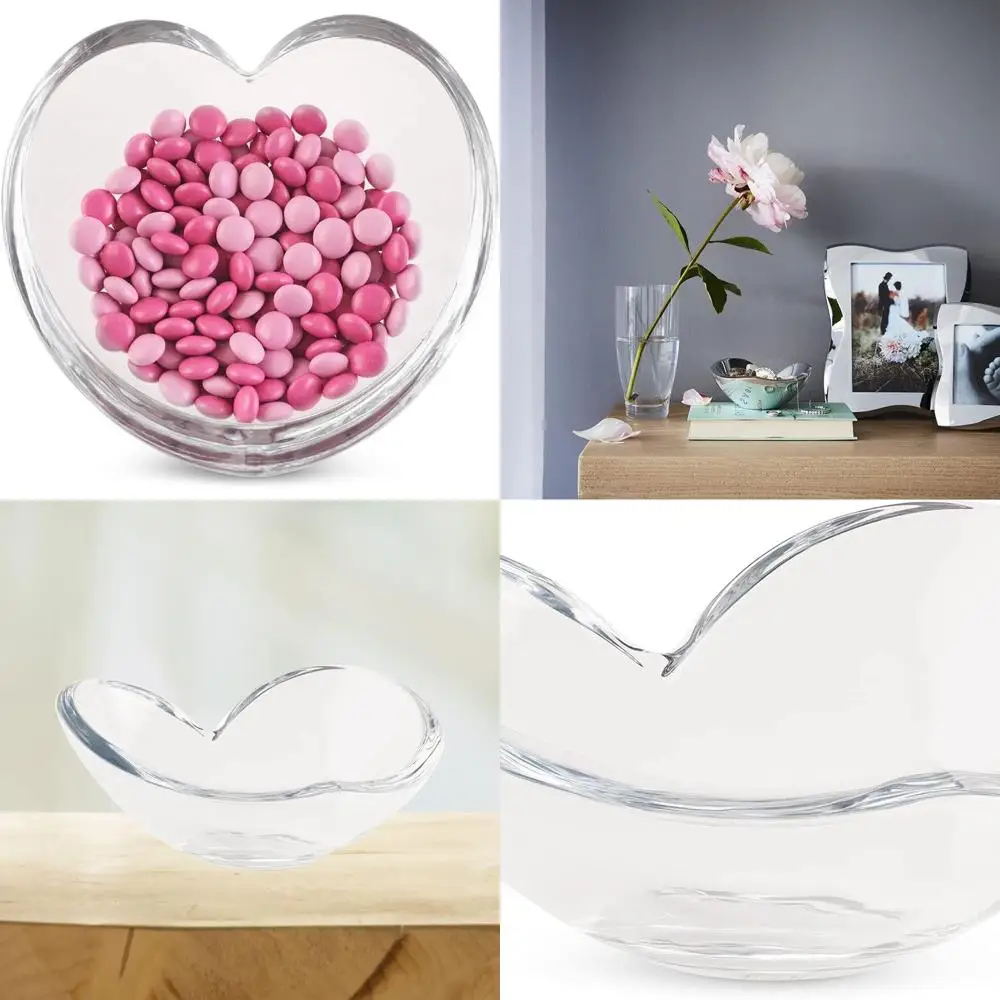 Большая стеклянная чаша в форме сердца: 8,5 x 5 — элегантная сервировочная посуда для особых случаев Шона О'Хара
Большая стеклянная чаша в форме сердца: 8,5 x 5 — элегантная сервировочная посуда для особых случаев Шона О'Хара