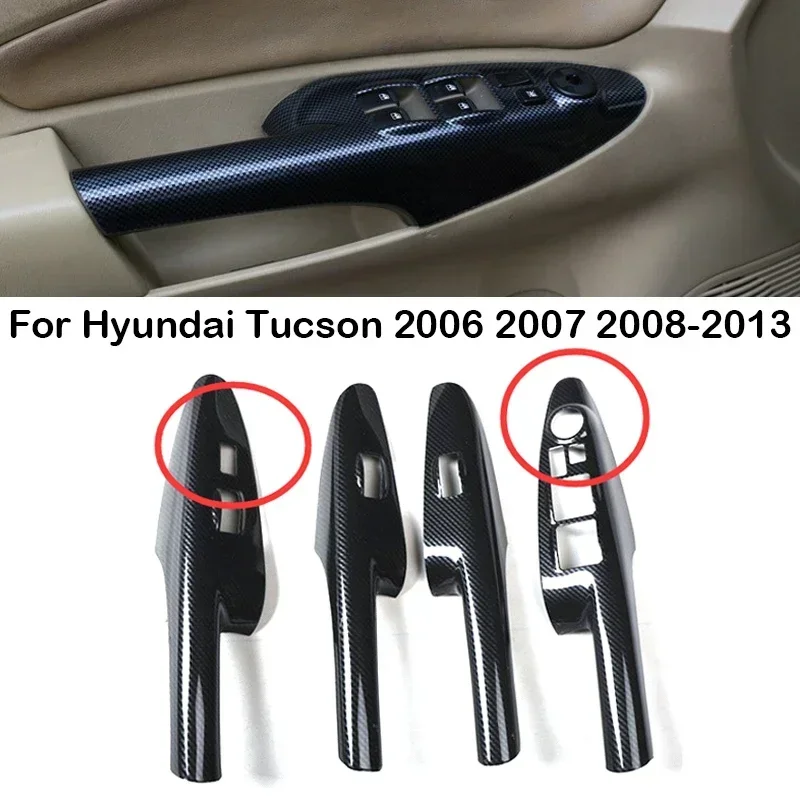 New! 4pcs ABS Carbon Fiber Car Gear Panel Window Lifter Vent Frame Cover For Hyundai Tucson 2006 2007 2008 2009 2010 2011 2012 2
New! 4pcs ABS Carbon Fiber Car Gear Panel Window Lifter Vent Frame Cover For Hyundai Tucson 2006 2007 2008 2009 2010 2011 2012 2