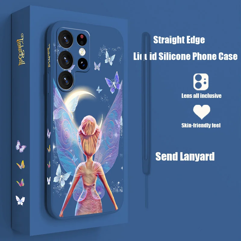 NEW Tinkerbell Phone Case For Samsung S23 S22 S21 S20 Fe S10 Note 20 10 Ultra Lite Plus Liquid Left Rope Cover
NEW Tinkerbell Phone Case For Samsung S23 S22 S21 S20 Fe S10 Note 20 10 Ultra Lite Plus Liquid Left Rope Cover