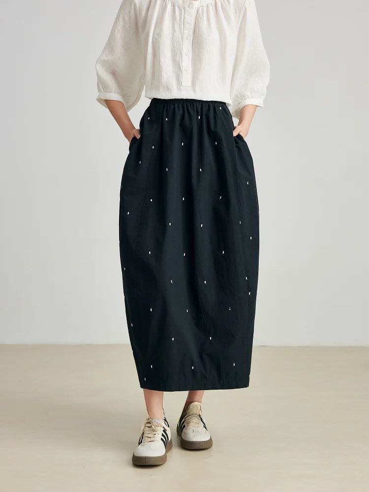 Casual Fashion Half-length Skirt Women's Loose Slimming Versatile Long Skirt Summer New Style High-waist Cotton Daily Wear
Casual Fashion Half-length Skirt Women's Loose Slimming Versatile Long Skirt Summer New Style High-waist Cotton Daily Wear