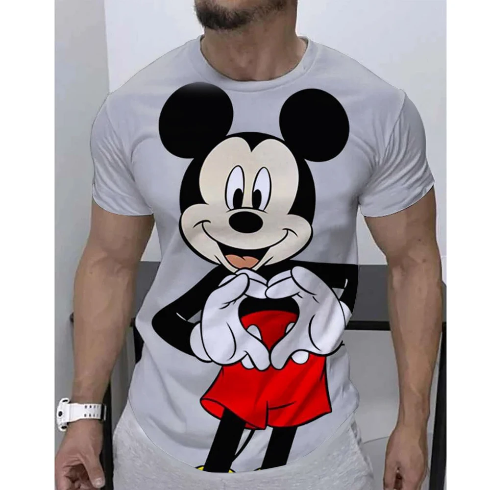 Summer men's Disney Mickey Mouse Casual Loose Oversized Cool Girl Cartoon Print Comfortable Round Neck Short Sleeved T-shirt Top
Summer men's Disney Mickey Mouse Casual Loose Oversized Cool Girl Cartoon Print Comfortable Round Neck Short Sleeved T-shirt Top