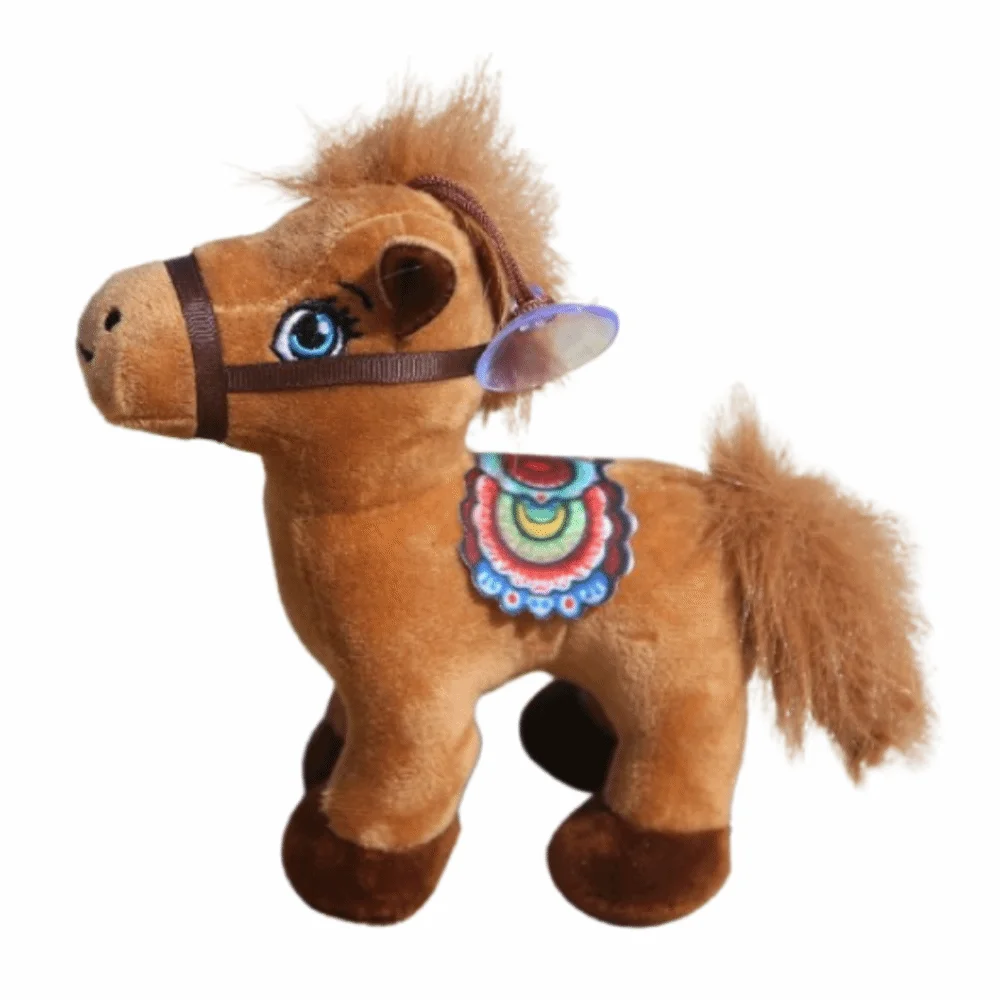 Cute Stuffed Animal Horse 12/17cm Soft Zodiac Horse Pendant Year of The Horse Stuffed Animal Mini Horse Keychain
Cute Stuffed Animal Horse 12/17cm Soft Zodiac Horse Pendant Year of The Horse Stuffed Animal Mini Horse Keychain
