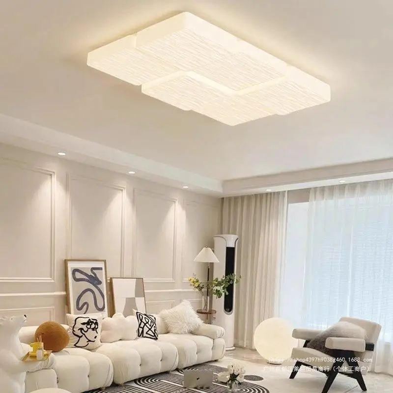 Living room ceiling light cream wind square main light modern simple all-light lighting package
Living room ceiling light cream wind square main light modern simple all-light lighting package