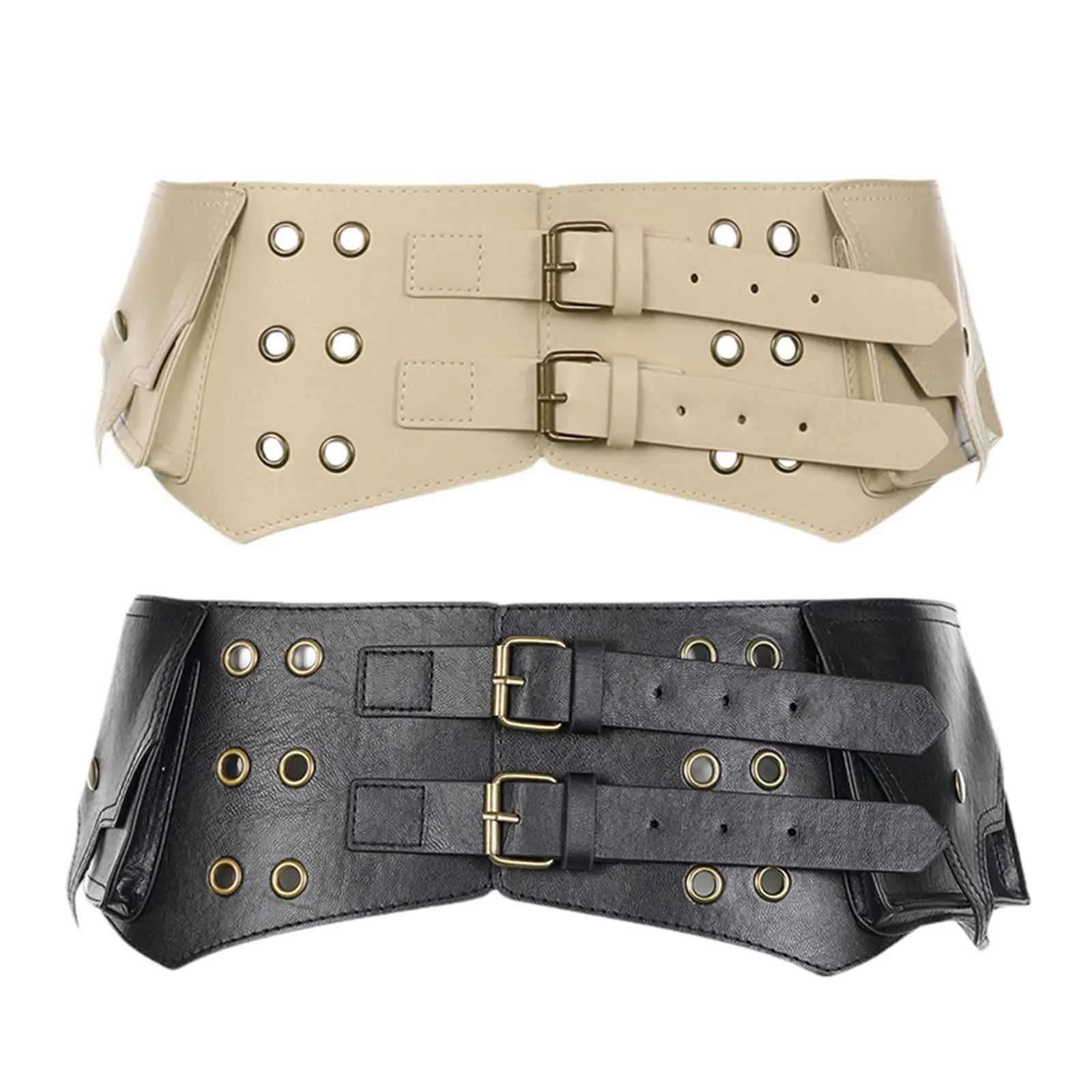 Women Wide Belt Costume Accessories Fashion Casual Punk Belt Chunky Waist Belt
Women Wide Belt Costume Accessories Fashion Casual Punk Belt Chunky Waist Belt