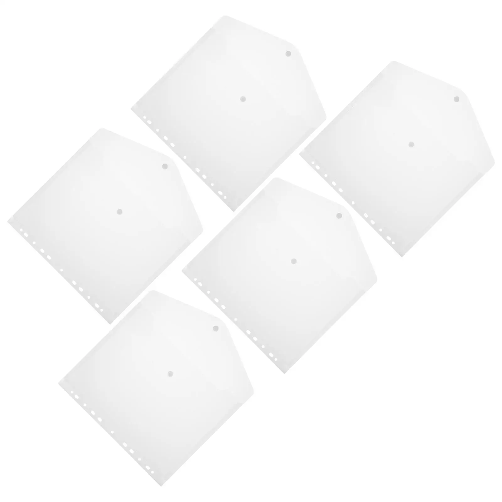5Pcs Clear Document Bags for Loose Leaf File Storage Smooth Edges PP Material Business Study Photo Protectors Page
5Pcs Clear Document Bags for Loose Leaf File Storage Smooth Edges PP Material Business Study Photo Protectors Page