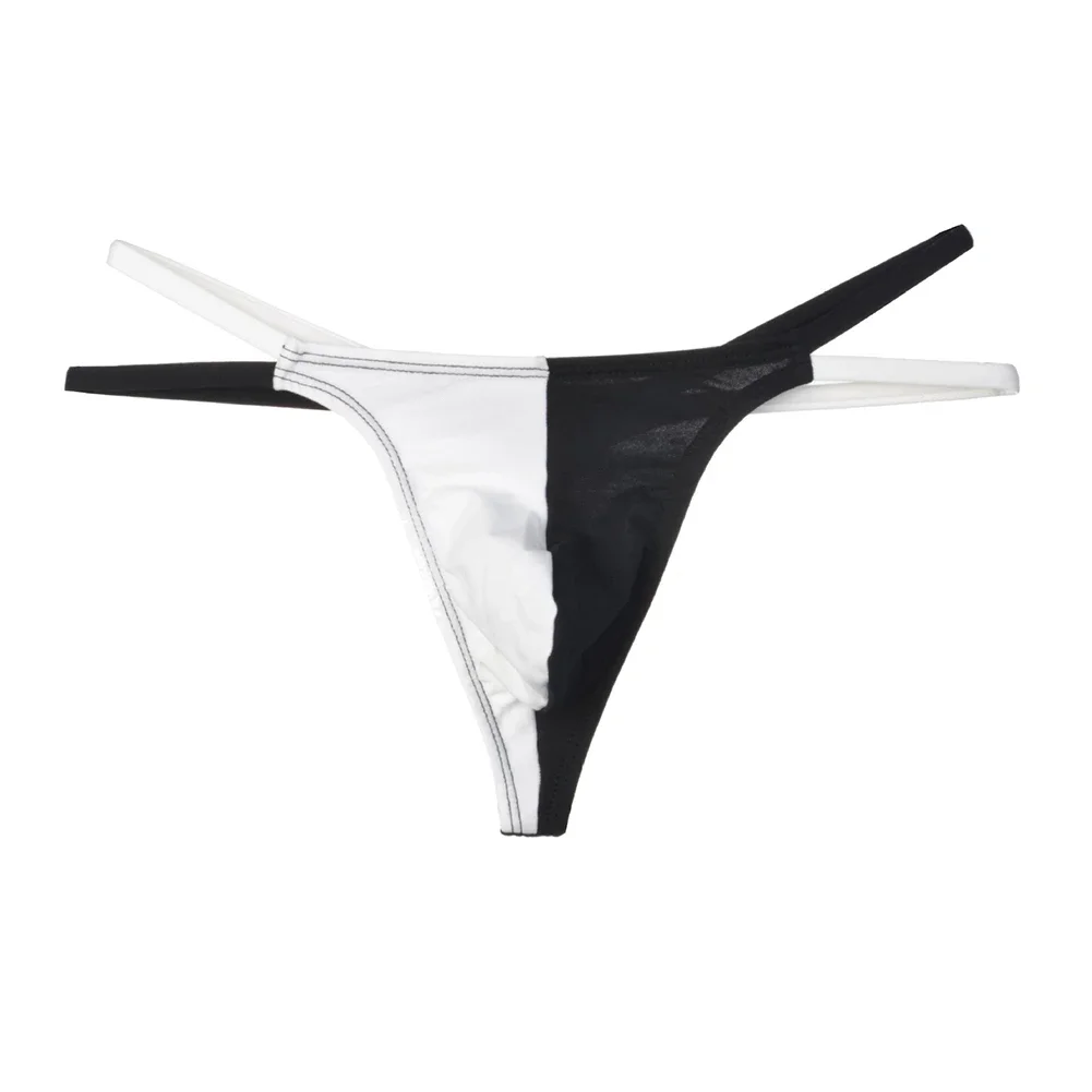 Sexy Men Cotton Comfortable Soft Thong Panties Black White ColorBlocked G-string Briefs Pouch Stretch Jockstrap T-back Underwear
Sexy Men Cotton Comfortable Soft Thong Panties Black White ColorBlocked G-string Briefs Pouch Stretch Jockstrap T-back Underwear