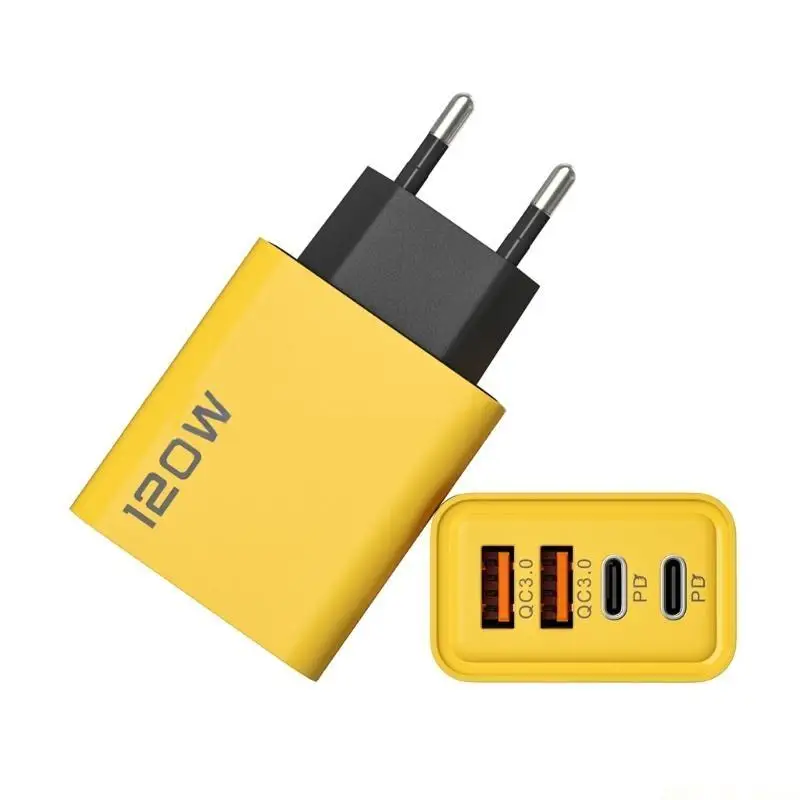 M5TD 120W Fast Charging 4 Port Chargers QC3.0 USB Type C 2 PD Chargers
M5TD 120W Fast Charging 4 Port Chargers QC3.0 USB Type C 2 PD Chargers