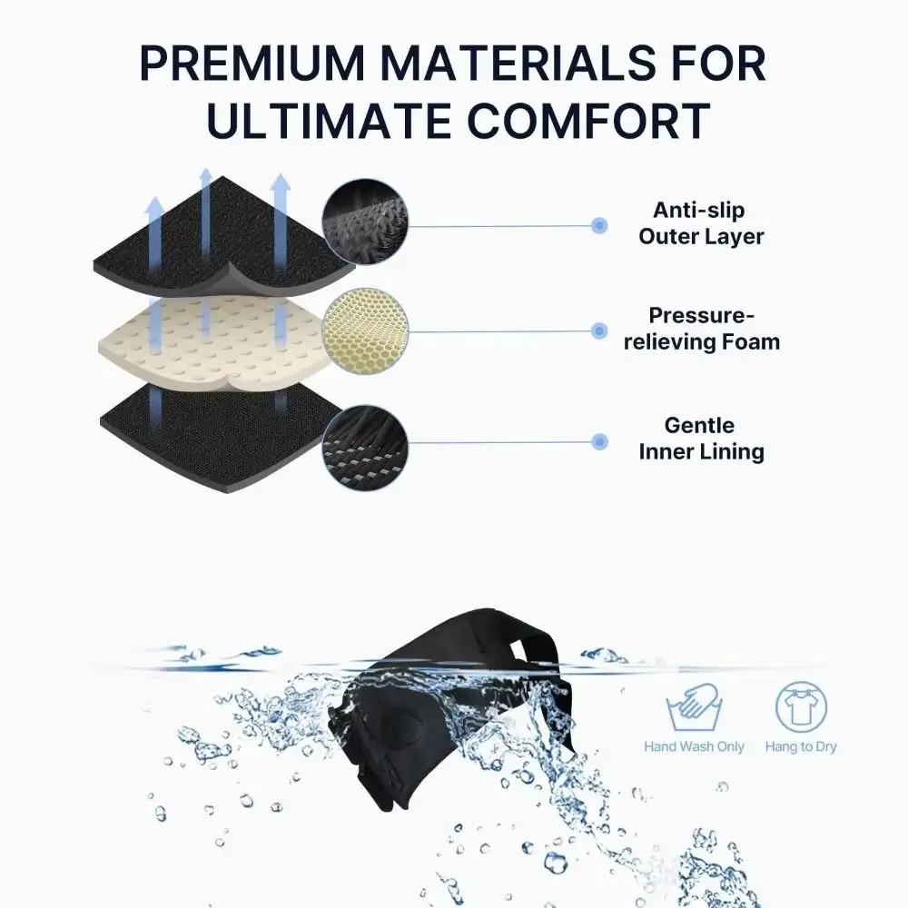 Compression Sciatica Relief Devices Dual Pressure Pads Breathable Mesh Sciatic Nerve Brace Lightweight Dual-strap Knee Pads
Compression Sciatica Relief Devices Dual Pressure Pads Breathable Mesh Sciatic Nerve Brace Lightweight Dual-strap Knee Pads