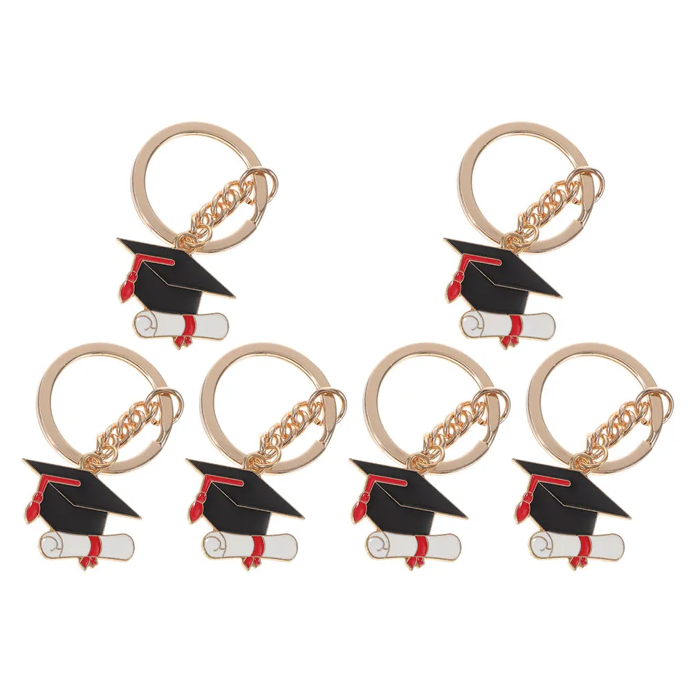 6Pcs Doctor Hat Keychain Metal Gifts Pendant Zinc Alloy Graduation Keychains Bag Unique Meaningful School Stickers Student 
6Pcs Doctor Hat Keychain Metal Gifts Pendant Zinc Alloy Graduation Keychains Bag Unique Meaningful School Stickers Student