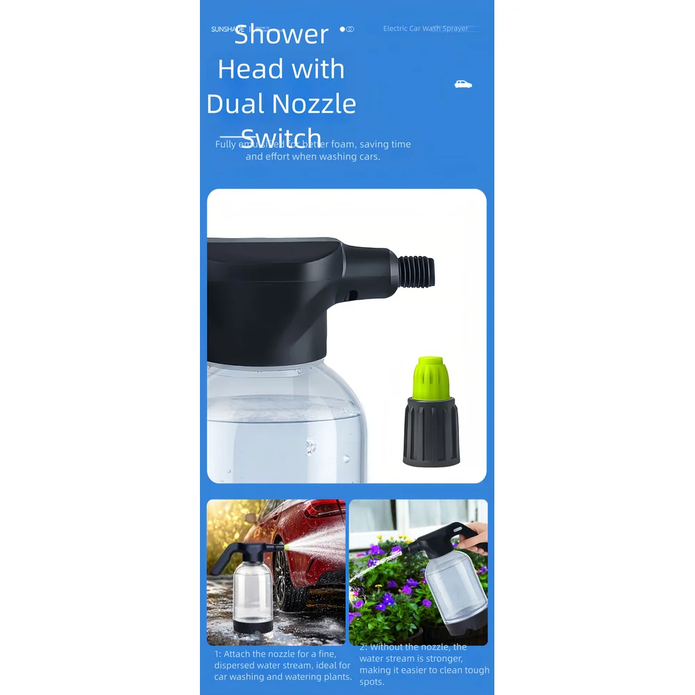 Foam Spray Bottle Electric Foamer Garden Watering Versatile Electric Watering Can Electric Sprayer No Manual Pumping
Foam Spray Bottle Electric Foamer Garden Watering Versatile Electric Watering Can Electric Sprayer No Manual Pumping
