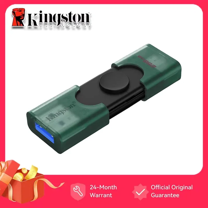 Kingston DTDEG2 Dual USB3.2 High Speed Flash Drive, USB-A & Type-C OTG Pendrive, 128GB 256GB Memory Stick for IPhone 15/16
Kingston DTDEG2 Dual USB3.2 High Speed Flash Drive, USB-A & Type-C OTG Pendrive, 128GB 256GB Memory Stick for IPhone 15/16