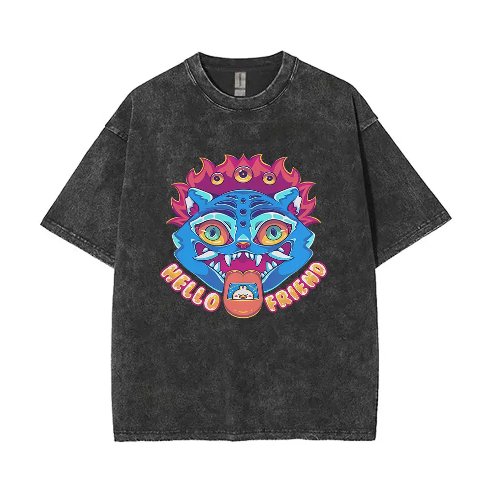Washed Vintage Kpop Demon Hunters Derpy Tiger T Shirt Fans Gift Men Women Cartoon Oversized T-shirts Men's Oversized Streetwear 
Washed Vintage Kpop Demon Hunters Derpy Tiger T Shirt Fans Gift Men Women Cartoon Oversized T-shirts Men's Oversized Streetwear