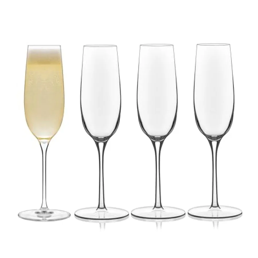 Signature Champagne s Set of Elegant Champagne Glass with Curved Design Glassware Drinking Glasses for Prosecco and More
Signature Champagne s Set of Elegant Champagne Glass with Curved Design Glassware Drinking Glasses for Prosecco and More