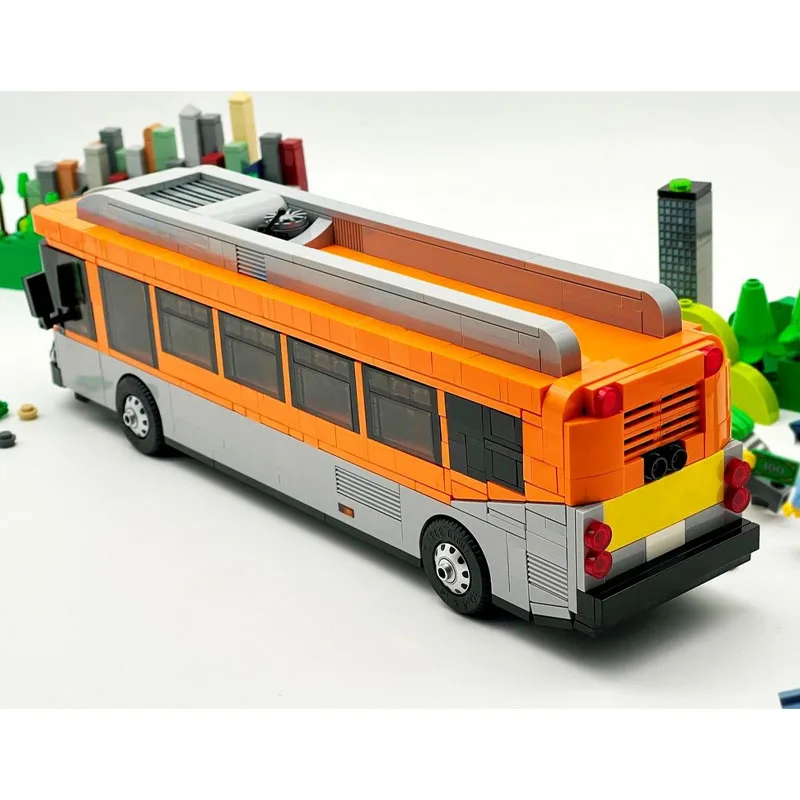 MOC-168395 Модель городского автобуса из строительных блоков, 801 деталь, креативная игрушка MOC для мальчиков, подарок на день рождения и Новый год для детей
MOC-168395 Модель городского автобуса из строительных блоков, 801 деталь, креативная игрушка MOC для мальчиков, подарок на день рождения и Новый год для детей