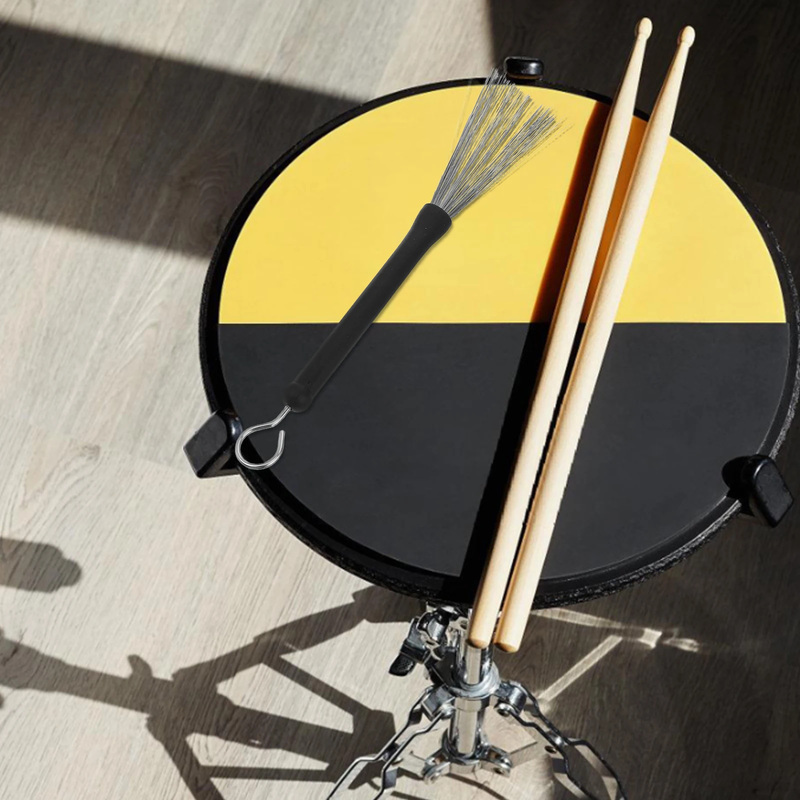 2Pairs Jazz Drum Brushes Retractable Metal Wire Brush Drumsticks for Snare Drums Percussion Practice Performance Accessories
2Pairs Jazz Drum Brushes Retractable Metal Wire Brush Drumsticks for Snare Drums Percussion Practice Performance Accessories