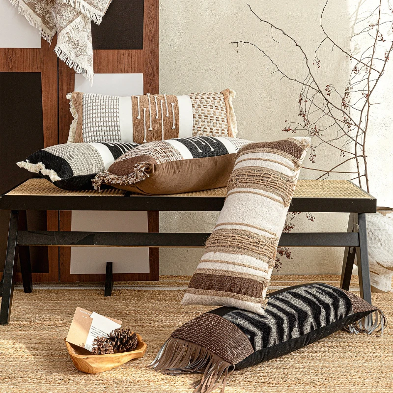 30X65CM Long Black White Throw Pillow Cover Cotton Linen Woven Waist Cushion Cover Decor Home Decorative Pillowcase
30X65CM Long Black White Throw Pillow Cover Cotton Linen Woven Waist Cushion Cover Decor Home Decorative Pillowcase