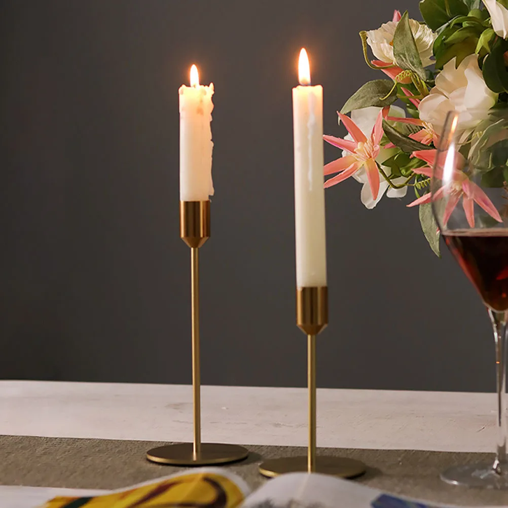2Pcs Metal Stand European Style Golden Iron Art Decorative Candleholder for Wedding Party Tabletop Candlestick Light
2Pcs Metal Stand European Style Golden Iron Art Decorative Candleholder for Wedding Party Tabletop Candlestick Light
