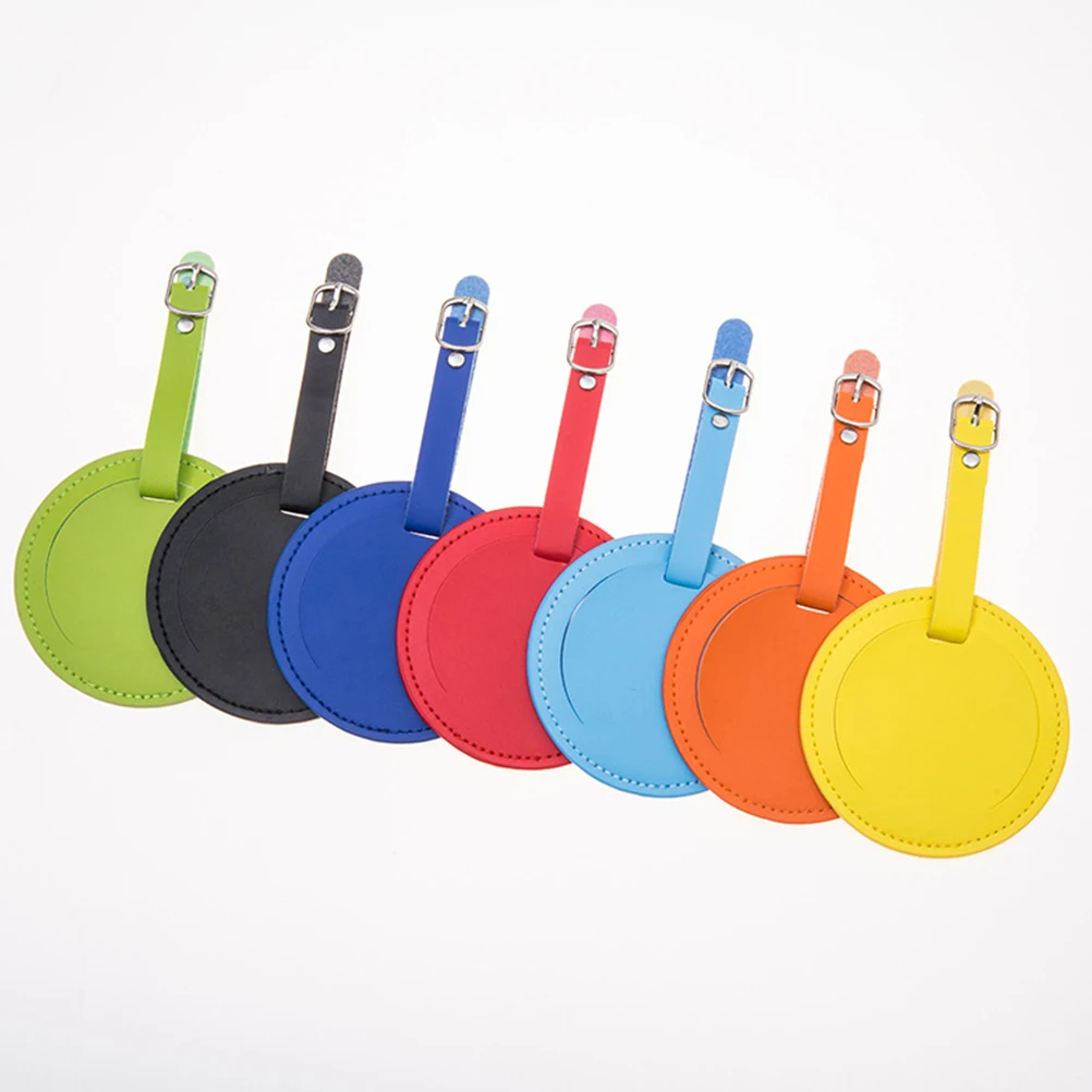 2 Pcs Round Luggage Tag Durable PU Practical Suitcase ID Bright Color Blue Travel Baggage Plane Case Accessories
2 Pcs Round Luggage Tag Durable PU Practical Suitcase ID Bright Color Blue Travel Baggage Plane Case Accessories