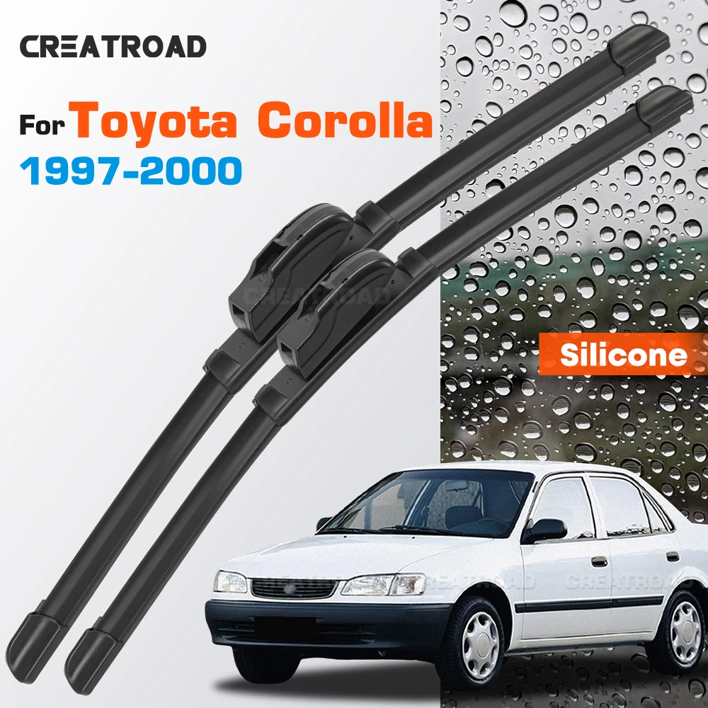 Silicone Wiper Blades Fit For Toyota Corolla E110 1997-2000 Coated Silent HD Wear-Resistant Car Windshield Wipers 20"+18"
Silicone Wiper Blades Fit For Toyota Corolla E110 1997-2000 Coated Silent HD Wear-Resistant Car Windshield Wipers 20"+18"