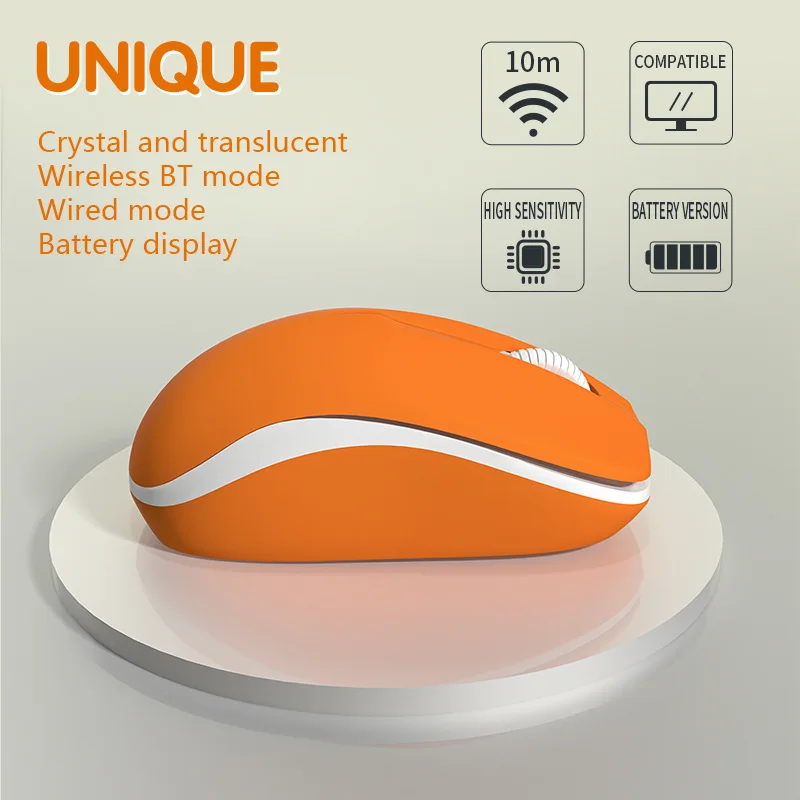 Wireless Mouse Double Patchwork Colour Wireless Mouse USB Laptop Portable Office Mouse, Ideal for Desktop Compact Business
Wireless Mouse Double Patchwork Colour Wireless Mouse USB Laptop Portable Office Mouse, Ideal for Desktop Compact Business