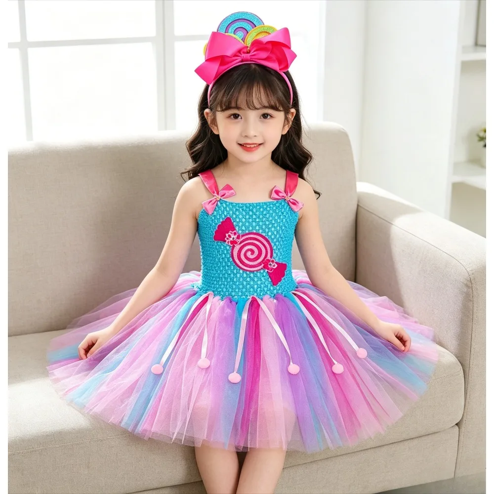 Halloween Christmas Birthday Party Princess Dress Up,Kids Rainbow Candy Tutu Dress Candyland Sweets Lollipop Costume Baby Girls
Halloween Christmas Birthday Party Princess Dress Up,Kids Rainbow Candy Tutu Dress Candyland Sweets Lollipop Costume Baby Girls